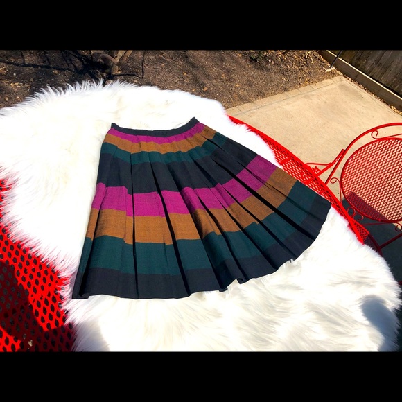 Perfect Autumn Vintage pleated skirt - Picture 2 of 12